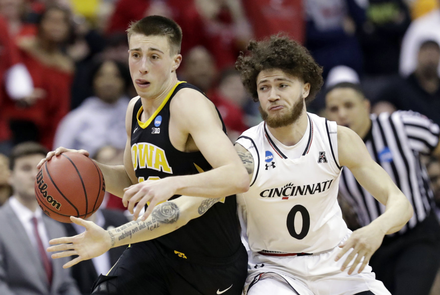 NCAA Cincinnati Iowa Basketball